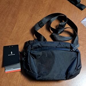 Alpaka Go Sling Nano Black Crossbody Belt Bag